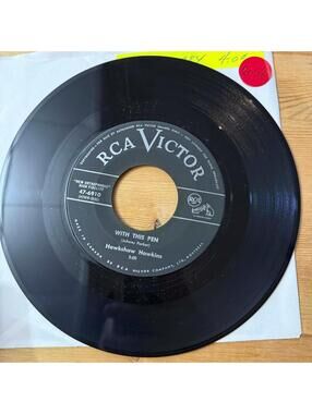 Hawkshaw Hawkins - Dark Moon/With this Pen 45rpm VG+ R17